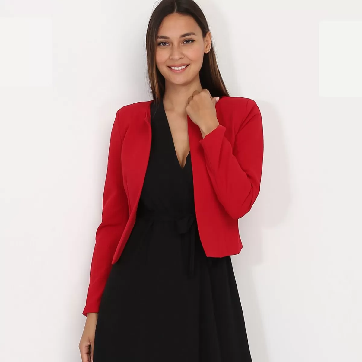 La Modeuse Collection Cérémonies | Business Collection*Veste courte sans col