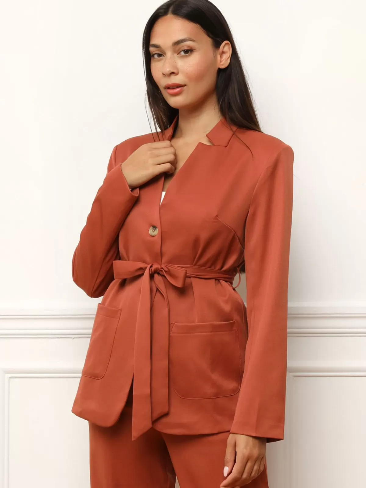 La Modeuse Best Sellers De La Modeuse | Business Collection*Veste de tailleur avec ceinture