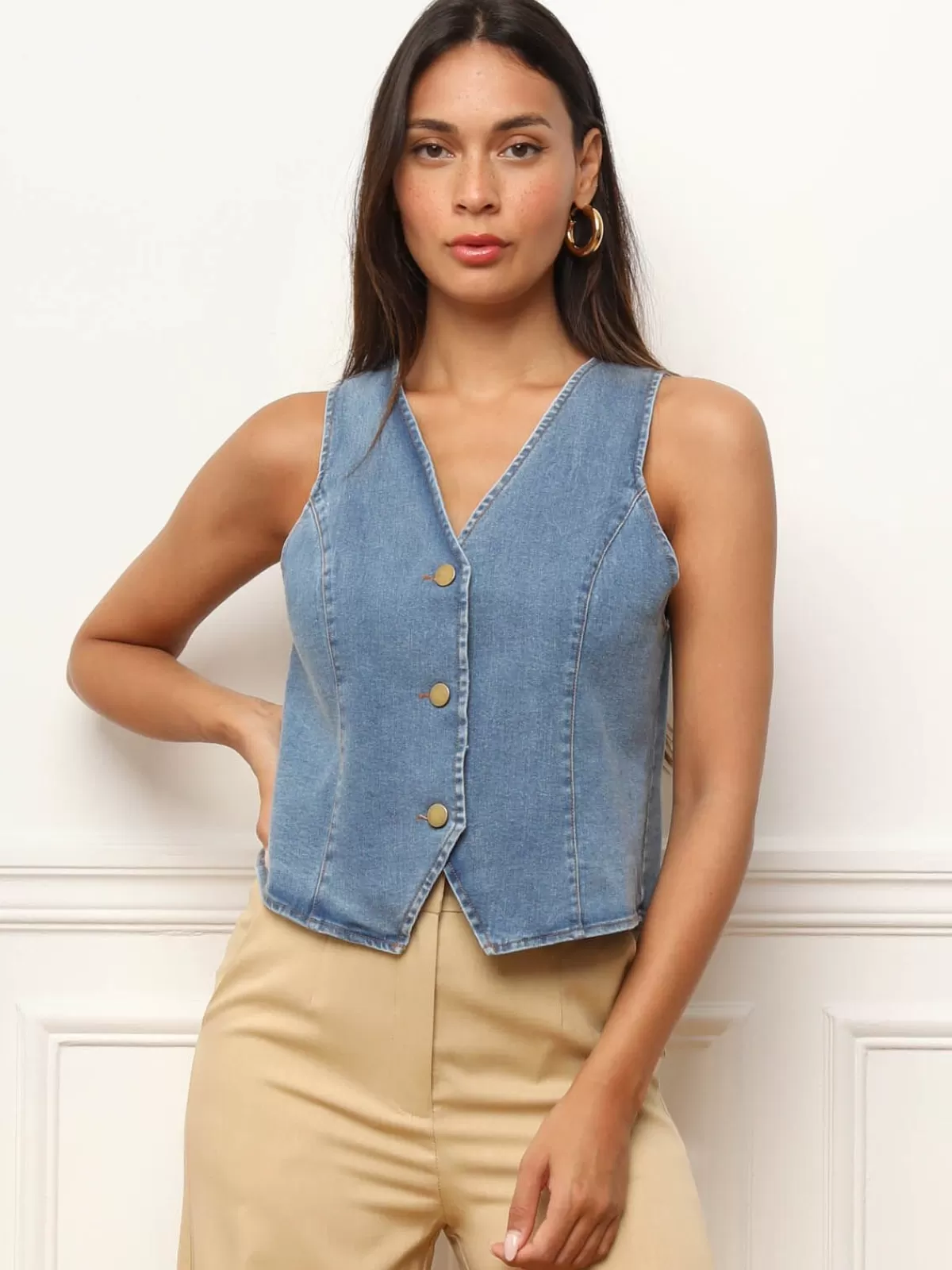 La Modeuse Business Collection | Tops, T-shirts*Veston cintré en denim